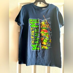 Mutant Mayhem! Ninja Turtles Kids Shirt
New (Navy)
Size 18/20